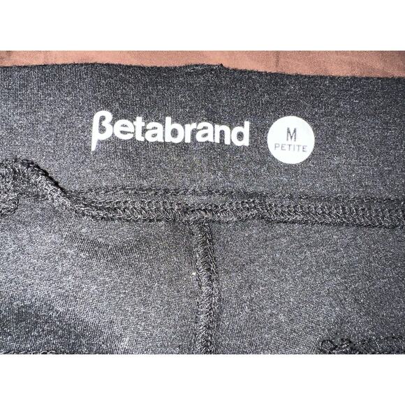 Betabrand Dress Yoga Pants Womens Medium Petite Gray Grey Straight Office Career - Picture 10 of 10